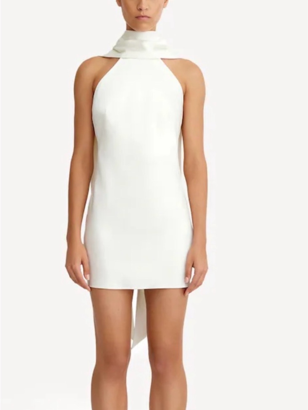 Significant Other Brill White Lucile Halter Dress 6